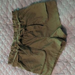 Garage Olive Green Women's Shorts